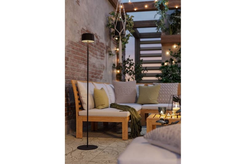 Lattiavalaisin Eglo Roccanova-L Musta - Musta - Piha & ulkoaltaat - Piha-alue - Terassi & aidattu terassi - Terassin valaistus