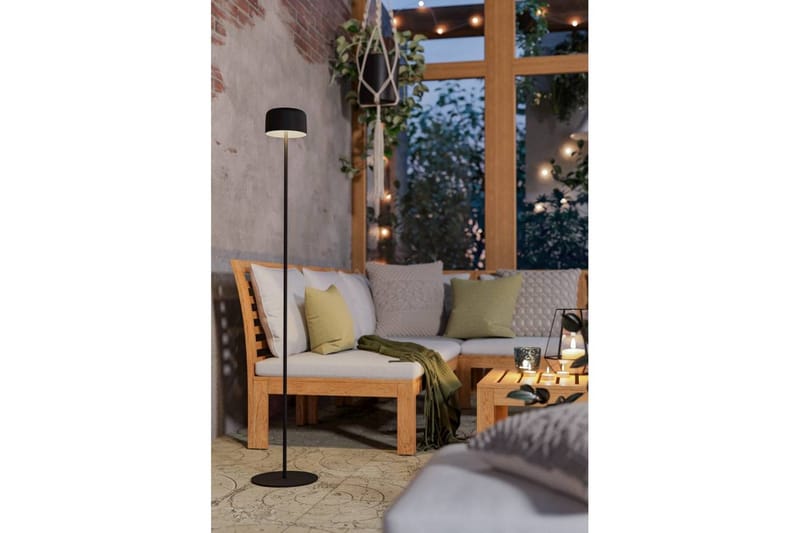 Lattiavalaisin Eglo Roccanova-L Musta - Musta - Piha & ulkoaltaat - Piha-alue - Terassi & aidattu terassi - Terassin valaistus