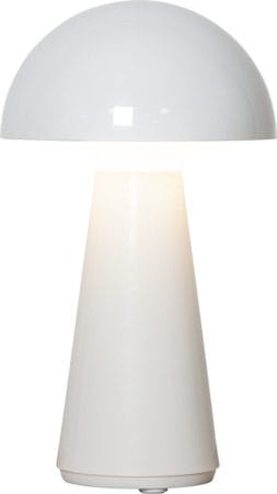 Mushroom-pöytävalaisin 16 cm - valkoinen - Piha & ulkoaltaat - Piha-alue - Terassi & aidattu terassi - Terassin valaistus