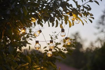 Partaj Solar -aurinkokennovalosarja - musta ja läpinäkyvä - Piha & ulkoaltaat - Piha-alue - Terassi & aidattu terassi - Terassin valaistus