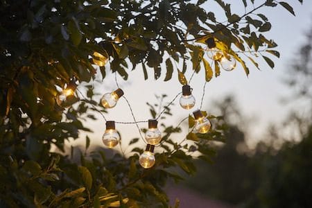 Partaj Solar -aurinkokennovalosarja - musta ja läpinäkyvä - Piha & ulkoaltaat - Piha-alue - Terassi & aidattu terassi - Terassin valaistus