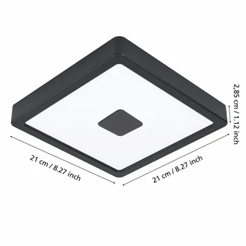 Pinnalle asennettava lamppu Iphias - 21 cm - Piha & ulkoaltaat - Piha-alue - Terassi & aidattu terassi - Terassin valaistus