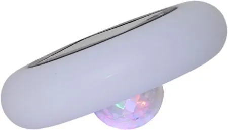 Pool light -aurinkokennokoriste 19 cm - valkoinen monivärisellä valolla - Piha & ulkoaltaat - Piha-alue - Terassi & aidattu terassi - Terassin valaistus