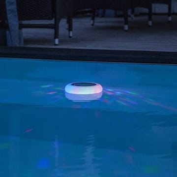 Pool light -aurinkokennokoriste 19 cm - valkoinen monivärisellä valolla - Piha & ulkoaltaat - Piha-alue - Terassi & aidattu terassi - Terassin valaistus