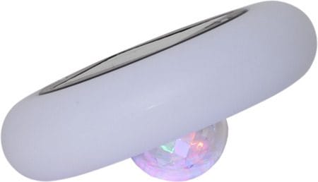 Pool light -aurinkokennokoriste 19 cm - valkoinen monivärisellä valolla - Piha & ulkoaltaat - Piha-alue - Terassi & aidattu terassi - Terassin valaistus