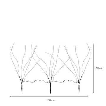 Reedy-valaistu koristeoksa 60 cm - musta - Piha & ulkoaltaat - Piha-alue - Terassi & aidattu terassi - Terassin valaistus