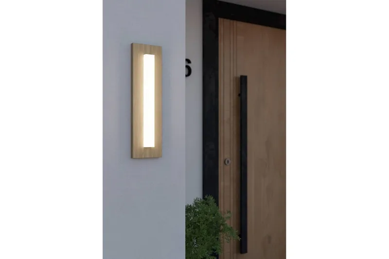 Seinälamppu Ulkovalaiseminen Eglo Bitetto - Valkoinen/Ruskea - Piha & ulkoaltaat - Piha-alue - Terassi & aidattu terassi - Terassin valaistus