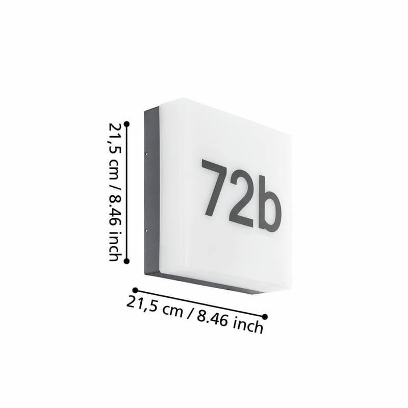 Seinävalaisin Cornale - 21,5 cm - Piha & ulkoaltaat - Piha-alue - Terassi & aidattu terassi - Terassin valaistus