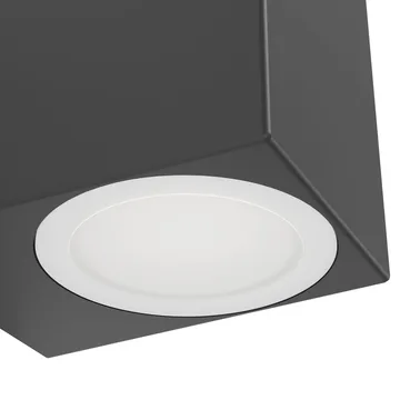 Seinävalaisin Jabaga kahdella lampulla - 15,5 cm - Piha & ulkoaltaat - Piha-alue - Sisäänkäynti - Sisäänkäynnin valaistus