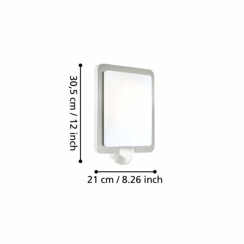 Seinävalaisin Mussotto - 30,5 cm - Piha & ulkoaltaat - Piha-alue - Sisäänkäynti - Sisäänkäynnin valaistus