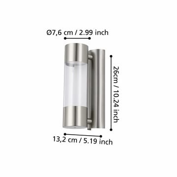 Seinävalaisin Robledo - 7,5 cm - Piha & ulkoaltaat - Piha-alue - Sisäänkäynti - Sisäänkäynnin valaistus
