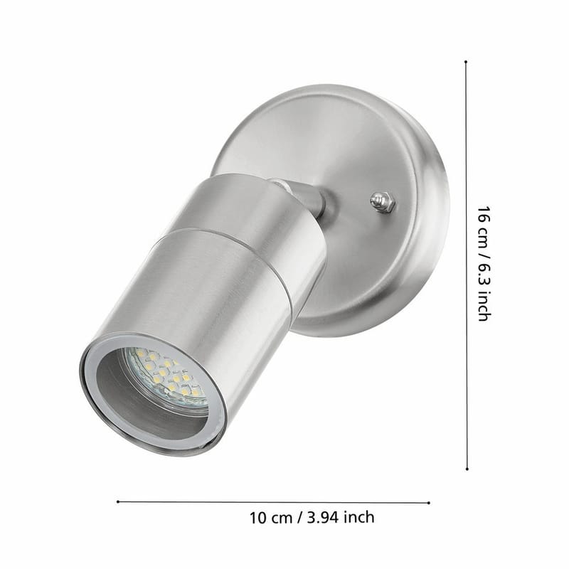 Seinävalaisin Stockholm - 10 cm - Piha & ulkoaltaat - Piha-alue - Sisäänkäynti - Sisäänkäynnin valaistus