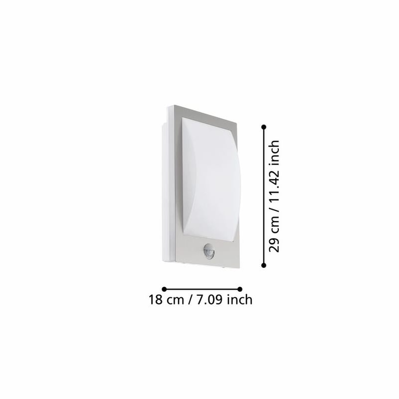 Seinävalaisin Verres - 18 cm - Piha & ulkoaltaat - Piha-alue - Sisäänkäynti - Sisäänkäynnin valaistus