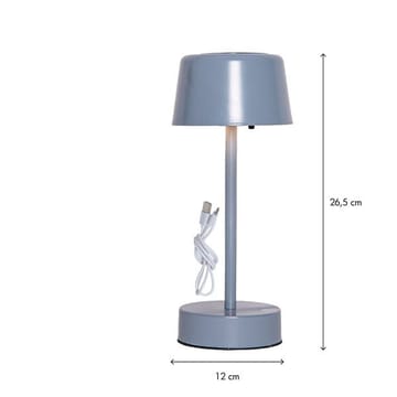 Solei-aurinkokennovalaisin 26,5 cm - pehmeä sininen - Piha & ulkoaltaat - Piha-alue - Terassi & aidattu terassi - Terassin valaistus