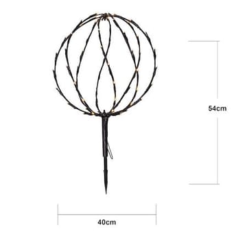 Sphere-ulkovalokoriste 40 cm - musta - Piha & ulkoaltaat - Piha-alue - Terassi & aidattu terassi - Terassin valaistus