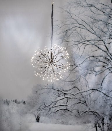 Stardust-ripustettava valokoriste 40 cm - Musta - Piha & ulkoaltaat - Piha-alue - Terassi & aidattu terassi - Terassin valaistus