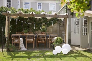 String Light -valosarja - läpinäkyvä ja musta - Piha & ulkoaltaat - Piha-alue - Terassi & aidattu terassi - Terassin valaistus