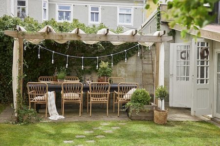 String Light -valosarja - läpinäkyvä ja musta - Piha & ulkoaltaat - Piha-alue - Terassi & aidattu terassi - Terassin valaistus
