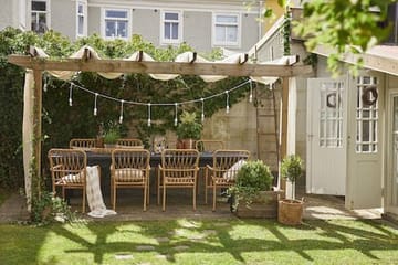 String Light -valosarja - läpinäkyvä ja musta - Piha & ulkoaltaat - Piha-alue - Terassi & aidattu terassi - Terassin valaistus
