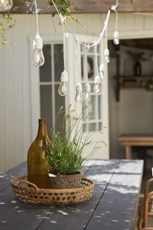 String Light -valosarja - läpinäkyvä - Piha & ulkoaltaat - Piha-alue - Terassi & aidattu terassi - Terassin valaistus