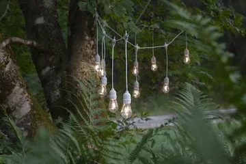 String Light -valosarja - läpinäkyvä - Piha & ulkoaltaat - Piha-alue - Terassi & aidattu terassi - Terassin valaistus