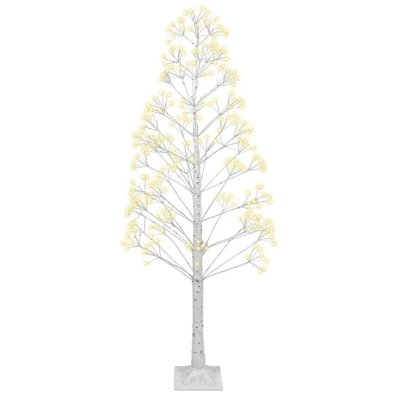 Ulkokoriste Albioni, Valkoinen/45x45x180 cm