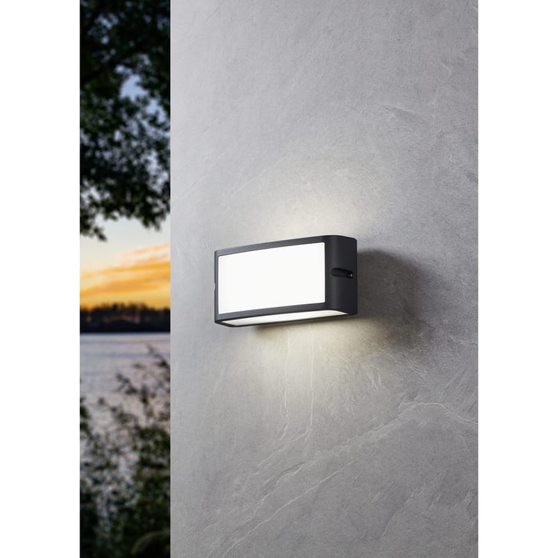 Ulkoseinävalaisin Camarda - Antrasiitti - Piha & ulkoaltaat - Piha-alue - Sisäänkäynti - Sisäänkäynnin valaistus