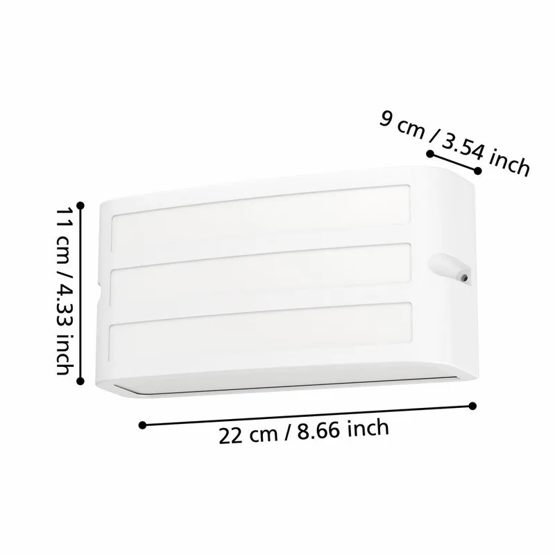 Ulkoseinävalaisin Camarda Valkoinen - 11 cm - Piha & ulkoaltaat - Piha-alue - Sisäänkäynti - Sisäänkäynnin valaistus