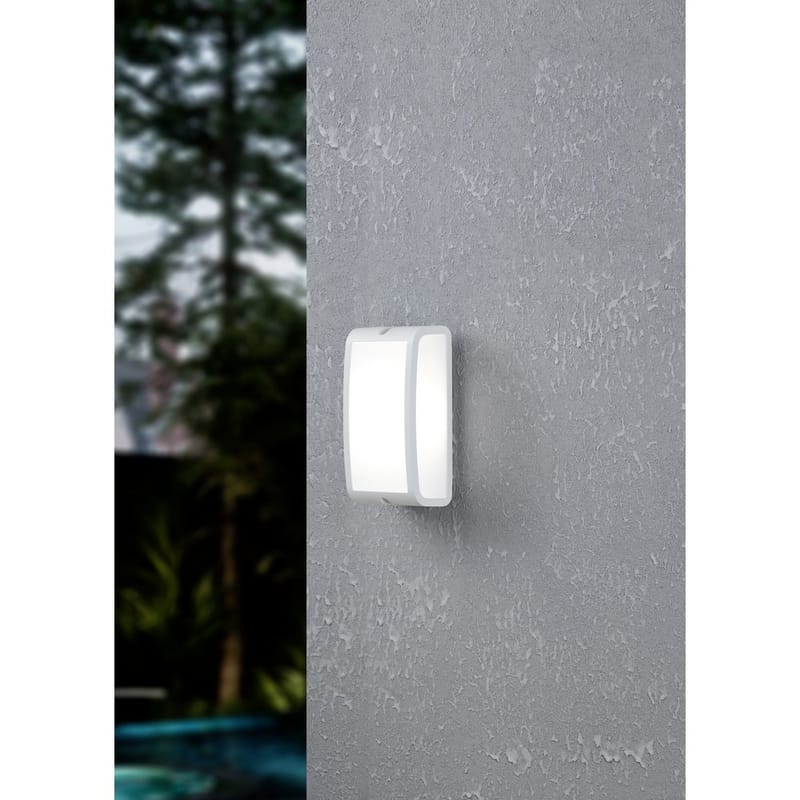 Ulkoseinävalaisin Camarda - Valkoinen - Piha & ulkoaltaat - Piha-alue - Sisäänkäynti - Sisäänkäynnin valaistus