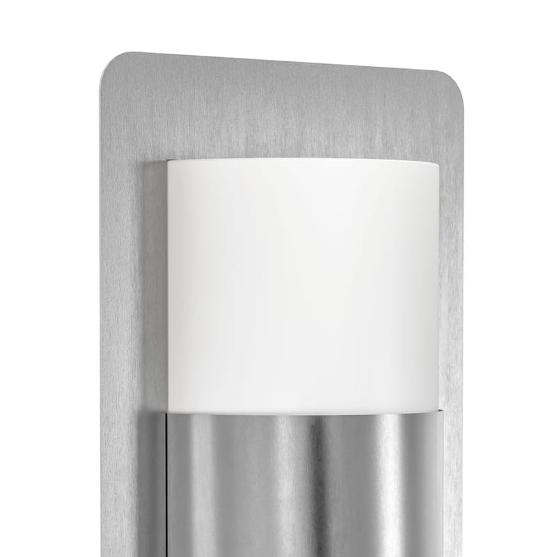 Ulkoseinävalaisin Cistierna - Ruostumaton teräs/valkoinen - Piha & ulkoaltaat - Piha-alue - Terassi & aidattu terassi - Terassin valaistus