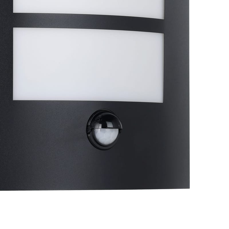 Ulkoseinävalaisin City sensorilla - Musta - Piha & ulkoaltaat - Piha-alue - Sisäänkäynti - Sisäänkäynnin valaistus