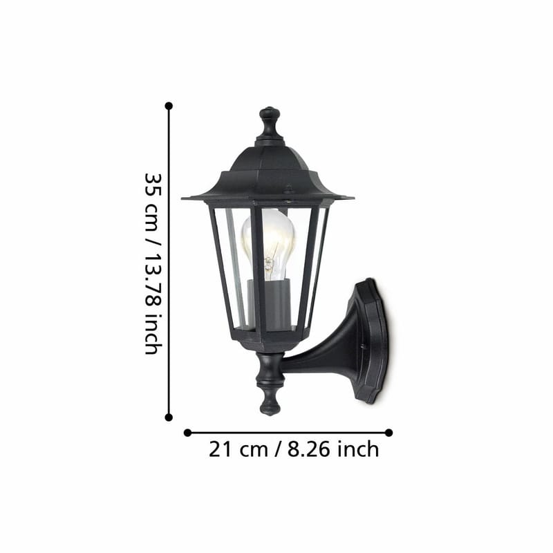 Ulkoseinävalaisin Laterna - Yläpuolelle asennettava - Piha & ulkoaltaat - Piha-alue - Sisäänkäynti - Sisäänkäynnin valaistus