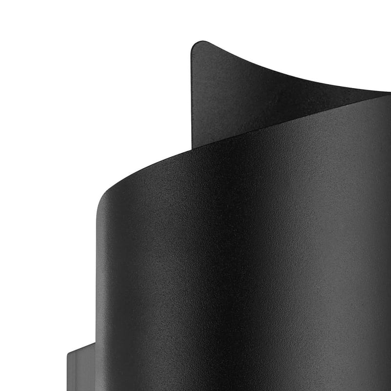 Ulkoseinävalaisin Montarello - Musta - Piha & ulkoaltaat - Piha-alue - Sisäänkäynti - Sisäänkäynnin valaistus