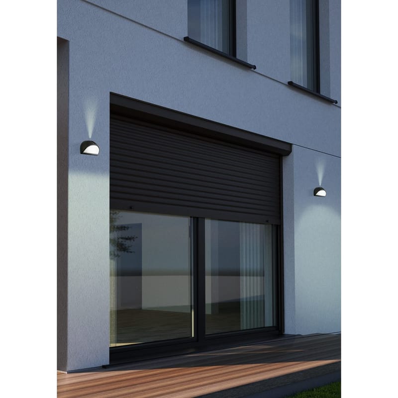 Ulkoseinävalaisin Onja - Musta - Piha & ulkoaltaat - Piha-alue - Terassi & aidattu terassi - Terassin valaistus
