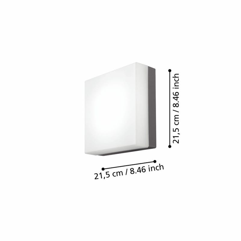 Ulkovalaisin/seinä- ja kattovalaisin Sonella - Antrasiitti - Piha & ulkoaltaat - Piha-alue - Terassi & aidattu terassi - Terassin valaistus