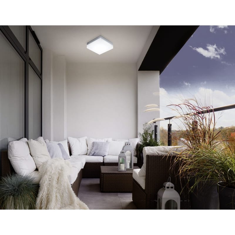 Ulkovalaisin/seinä- ja kattovalaisin Sonella - Valkoinen - Piha & ulkoaltaat - Piha-alue - Terassi & aidattu terassi - Terassin valaistus