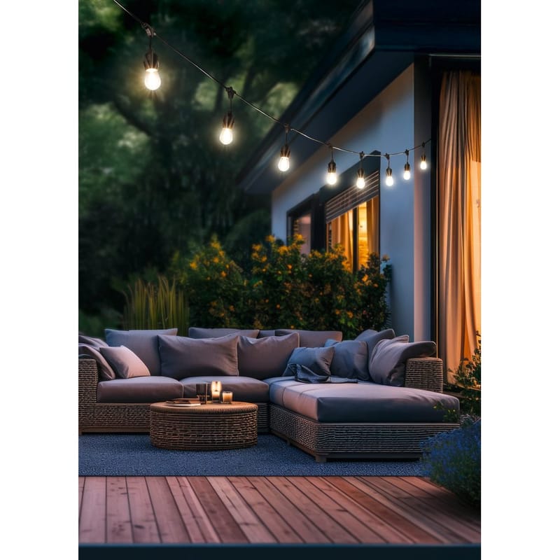 Valosarja Chain - Ilman varjostinta, Ilman varjostimia - Piha & ulkoaltaat - Piha-alue - Terassi & aidattu terassi - Terassin valaistus