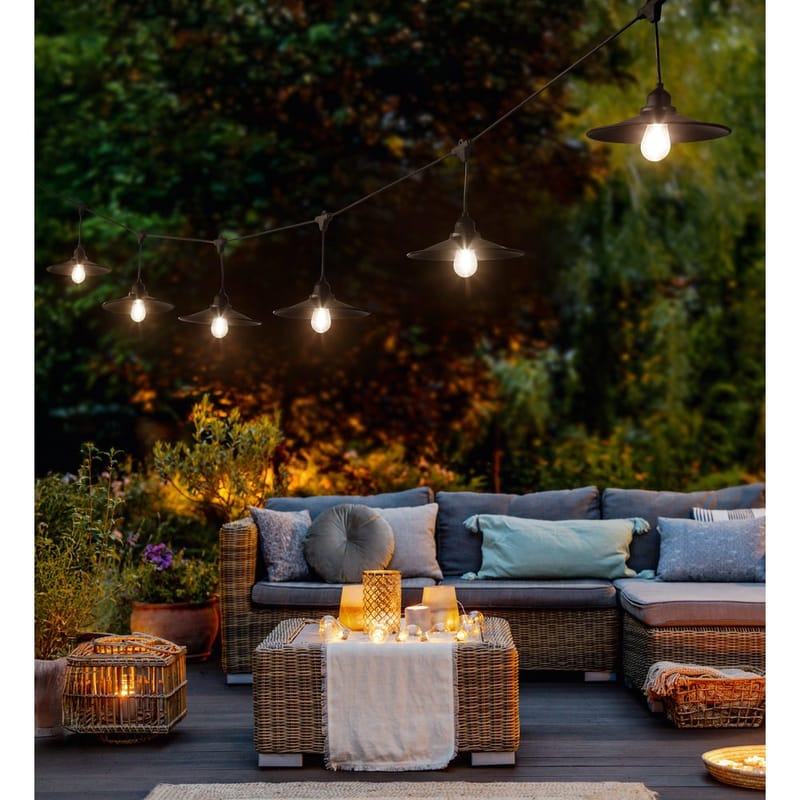 Valosarja Chain - Varjostimella, Varjostimilla - Piha & ulkoaltaat - Piha-alue - Terassi & aidattu terassi - Terassin valaistus