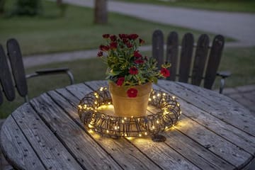 Vicke Wreath ulkokoristevalo 40 cm - ruskea - Piha & ulkoaltaat - Piha-alue - Terassi & aidattu terassi - Terassin valaistus