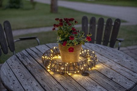 Vicke Wreath ulkokoristevalo 40 cm - ruskea - Piha & ulkoaltaat - Piha-alue - Terassi & aidattu terassi - Terassin valaistus