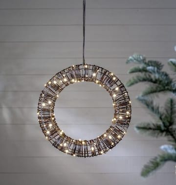 Vicke Wreath ulkokoristevalo 40 cm - ruskea - Piha & ulkoaltaat - Piha-alue - Terassi & aidattu terassi - Terassin valaistus