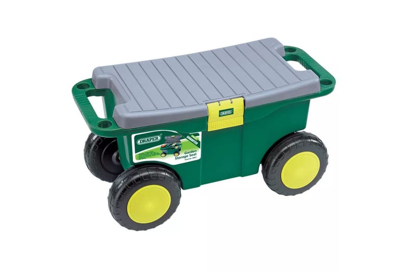 Draper Tools Puutarhan työkalukärry & istuin 56x27,2x30,4cm - Vihreä - Piha & ulkoaltaat - Piha-alue - Ulkosäilytys - Autotallin sisustus & säilytys