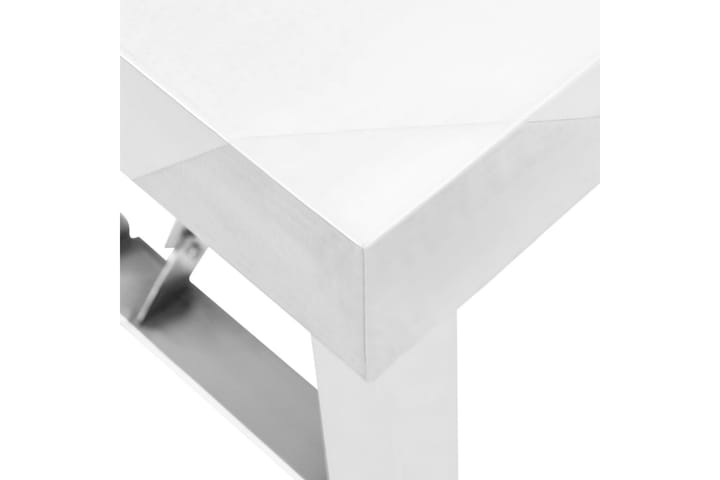 Keittiön taitettava työpöytä 100x60x80 cm ruostumaton teräs - Työpenkki - Autotallin sisustus & säilytys