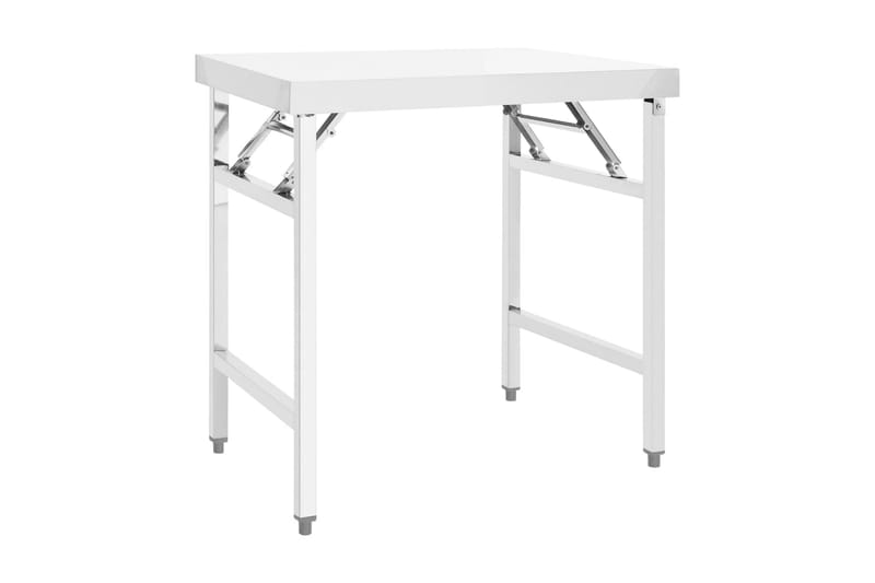Keittiön taitettava työpöytä 85x60x80 cm ruostumaton teräs - Piha & ulkoaltaat - Piha-alue - Ulkosäilytys - Autotallin sisustus & säilytys