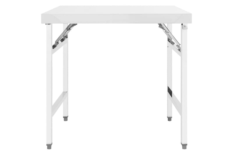 Keittiön taitettava työpöytä 85x60x80 cm ruostumaton teräs - Piha & ulkoaltaat - Piha-alue - Ulkosäilytys - Autotallin sisustus & säilytys