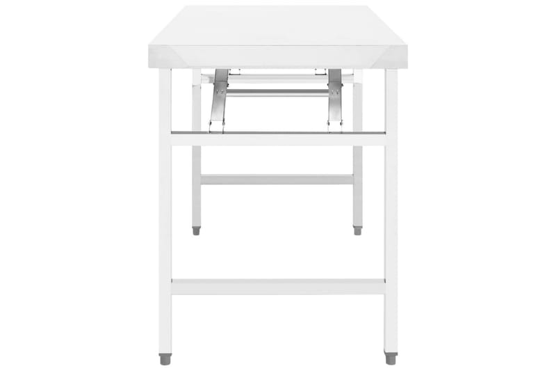 Keittiön taitettava työpöytä 85x60x80 cm ruostumaton teräs - Piha & ulkoaltaat - Piha-alue - Ulkosäilytys - Autotallin sisustus & säilytys