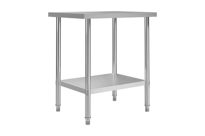 Keittiön työpöytä 80x60x85 cm ruostumaton teräs - Piha & ulkoaltaat - Piha-alue - Ulkosäilytys - Autotallin sisustus & säilytys