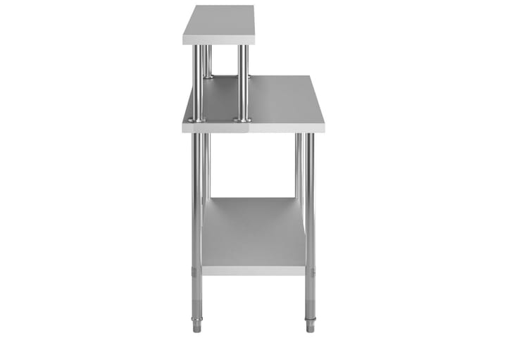 Keittiön työpöytä ylähyllyllä 120x60x120 cm - Autotallin sisustus & säilytys - Työpenkki