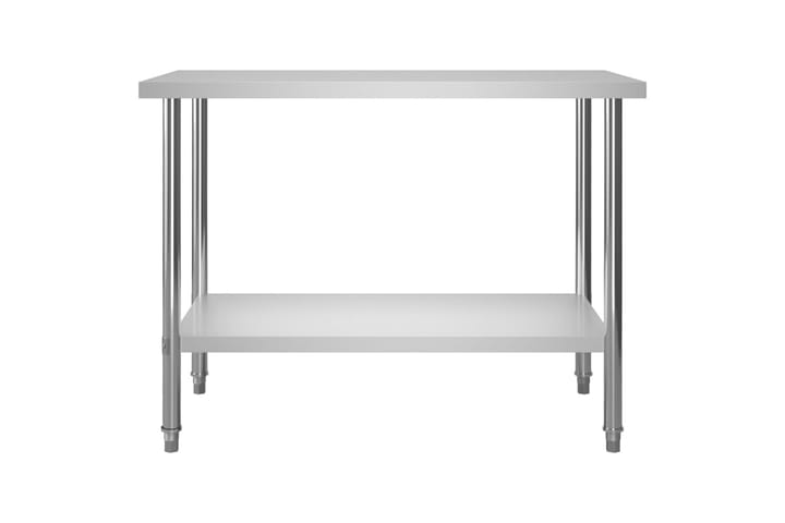 Keittiön työpöytä ylähyllyllä 120x60x120 cm - Autotallin sisustus & säilytys - Työpenkki