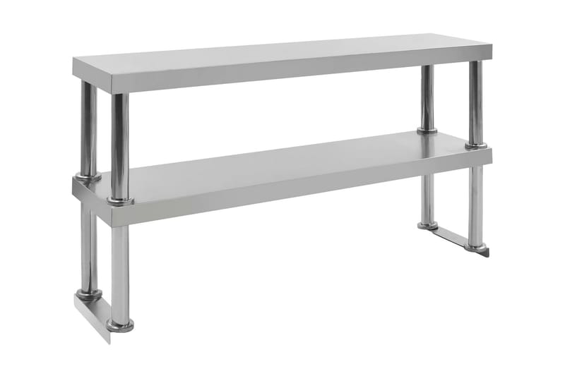 Keittiön työpöytä ylähyllyllä 120x60x150 cm - Piha & ulkoaltaat - Piha-alue - Ulkosäilytys - Autotallin sisustus & säilytys